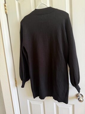 Forever 21 Black Mini Sweater Dress